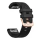 Tech-Protect silicone strap for Garmin Fenix 5S/5S Plus/6S/6S Pro/7S/8/9/9 Pro (43 mm), black