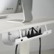 Ergo Office ER-431 W Under-Desk Cable Organizer, White