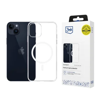 3Mk Protection MagCase for Apple iPhone 14 Plus, Transparent
