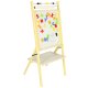Children\'s Double-sided Magnetic Wooden Drawing Board with Accessories, 46x43x89 cm