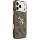 Guess 4G Big 4G Classic Logo Case for iPhone 17 Pro Max Brown / Silver