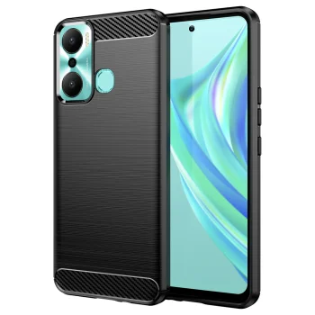 Case for Infinix Hot 20 Play, Carbon Case Series, Black
