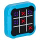4-in-1 Electronic Tic-Tac-Toe Logic Game, Handheld Console for Kids, Blue