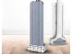 Flat Mop with Built-in Wringer 125cm, White
