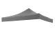 Replacement Canopy for Garden Gazebo 3x3m MultiGarden 420D PVC, Grey