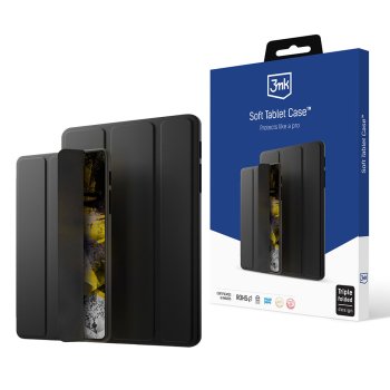 3mk Soft Tablet Case for Samsung Galaxy Tab S9 FE, Black