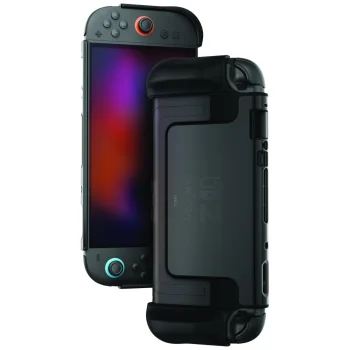 Apsauginis dėklas Uniq Hybrid Bytearmor, skirtas Nintendo Switch 2, juodas