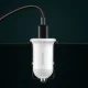 Baseus Grain Pro Car Charger 2x USB 4.8A, White