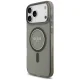 Guess IML Glitter Pearl Strap MagSafe case for iPhone 18 Pro Max / 17 Pro Max, black
