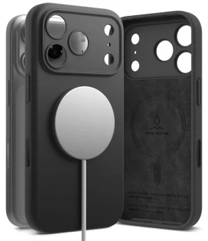 Ringke Silicone MagSafe Case for iPhone 18 Pro, Black