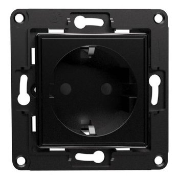 Shelly Wall Socket, Black