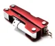 Mini 6-in-1 Multitool with Flashlight and Case, Red