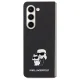 Karl Lagerfeld Samsung Galaxy Z Fold 5 Case Saffiano Karl&Choupette Pin, Black