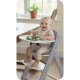 Nukido Nelo Wooden High Chair, Adjustable Grow with Me Chair for Babies and Toddlers