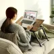 Foldable Lap Desk & Bed Table for Laptop 60x35 cm, Rustic
