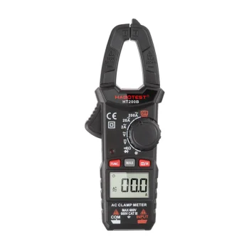 Habotest HT200B Digital Clamp Meter, Black/Red