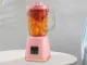 Portable Wireless USB Smoothie Blender HP-158 600ml, Pink