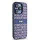 DKNY iPhone 15 Pro Case Mono Stripe & Metal Logo, Blue