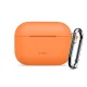 Tech-Protect Silicone Hook Case for AirPods Pro with Carabiner - Orange