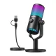 Maono DM30RGB Gaming Microphone, Black