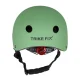 Trike Fix Kids Cycling Helmet with LED Light, S (48-54 cm), Dark Green