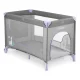 Ricokids RK-240 Travel Cot with Mattress and Bag, Grey/Lavender