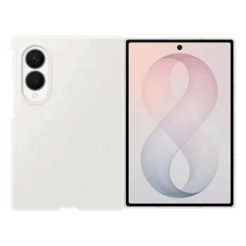 Samsung Silicone Magnet Case for Galaxy Z Fold 8 with MagSafe & 2 Films, White