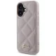 Guess iPhone 16 Case Quilted Metal Logo, Pink