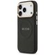 Guess iPhone 17 Pro Case PU Peony Hot Stamp MagSafe, Black