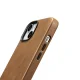 iCarer Oil Wax Leather Case iPhone 14 Plus with MagSafe WMI14220703-TN, Brown