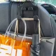 Double Car Headrest Hook for Bags and Clothes, Black
