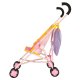 Rotaļu Bērnu Rati Lellēm ar Jostu, 62 cm | Walker Toy Baby Stroller for Dolls with Belt