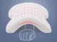 Orthopedic Memory Foam Pillow with Arm Hole, White