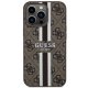 Guess iPhone 13 Pro Max Case 4G Printed Stripes MagSafe, Brown