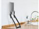 Can and bottle crusher with opener, space-saving design
