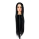 Gabbiano WZ2 Hairdressing Training Head, Synthetic Hair, 55 cm, Color 1H