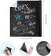 Pašlīmējoša Krīta Tāfele Dēlis Plēve 45x200 cm | Self Adhesive Chalk Board Sticker
