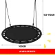 Iso Trade Stork Nest Swing 100 cm, Black
