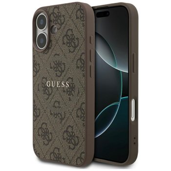 Guess 4G Ring Classic Logo MagSafe Phone Case Cover iPhone 17 - Brown