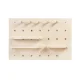 Maclean MC-130 WD Wooden Wall Organizer Pegboard 40x60cm