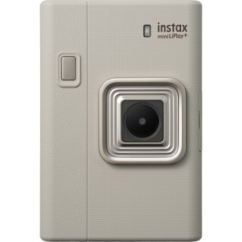 Fujifilm instax mini LiPlay+ Instant Camera, Sand Beige