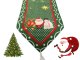 Christmas Table Runner, Green, 205x35 cm