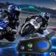 Y8X motorcycle helmet intercom, Mesh for up to 8 users, black