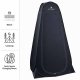 LUARO Pop-up Shower, Changing Room and WC Tent, Black