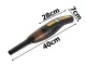 Powerful cordless handheld car vacuum cleaner with battery and USB, black/white