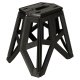Folding Camping Stool, Portable, 40 cm, Black