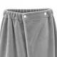 Trizand men\'s sauna towel wrap with pocket, grey