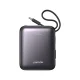 Joyroom JR-PBF27 10000mAh 22.5W Power Bank with Built-in USB-C and Lightning Cables, Black