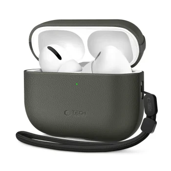 Ausinių dėklas Tech-Protect NaturalFit skirtas AirPods Pro 3, Green