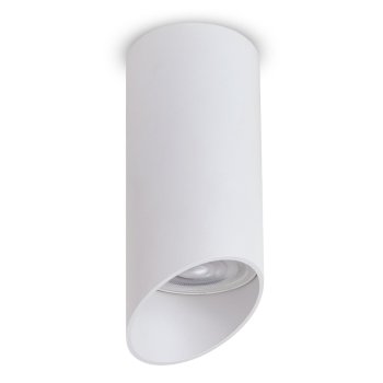 Maclean MCE360 W Surface Mounted Luminaire, GU10, Aluminum, White